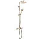 wohnwerk.idee Duschsystem Duschgarnitur mit Thermostat Bliss Matt Gold, 2 Strahlarten Bild 5