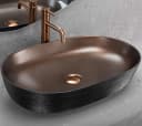 wohnwerk.idee Aufsatzwaschbecken Luxus Kupfer Schwarz Bild 1