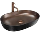wohnwerk.idee Aufsatzwaschbecken Luxus Kupfer Schwarz Bild 2