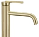 wohnwerk.idee Badarmatur Gold Matt Design Waschtischarmatur Hoch Bild 4