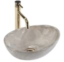 wohnwerk.idee Aufsatzwaschbecken Keramik Marmoroptik Beige Mini Bild 2