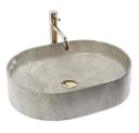 wohnwerk.idee Aufsatzwaschbecken Marmoroptik Beige Gold Bild 2