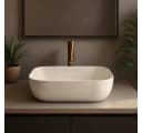 wohnwerk.idee Aufsatzwaschbecken Beige Marmoroptik Naturstein Design Bild 3