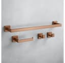 wohnwerk.idee Badaccessoire-Set Kupfer Matt Metall Bild 1