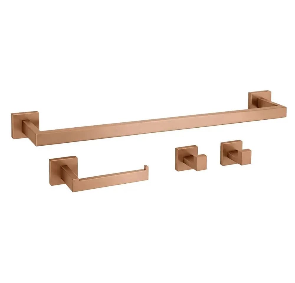 wohnwerk.idee Badaccessoire-Set Kupfer Matt Metall - Bild 2