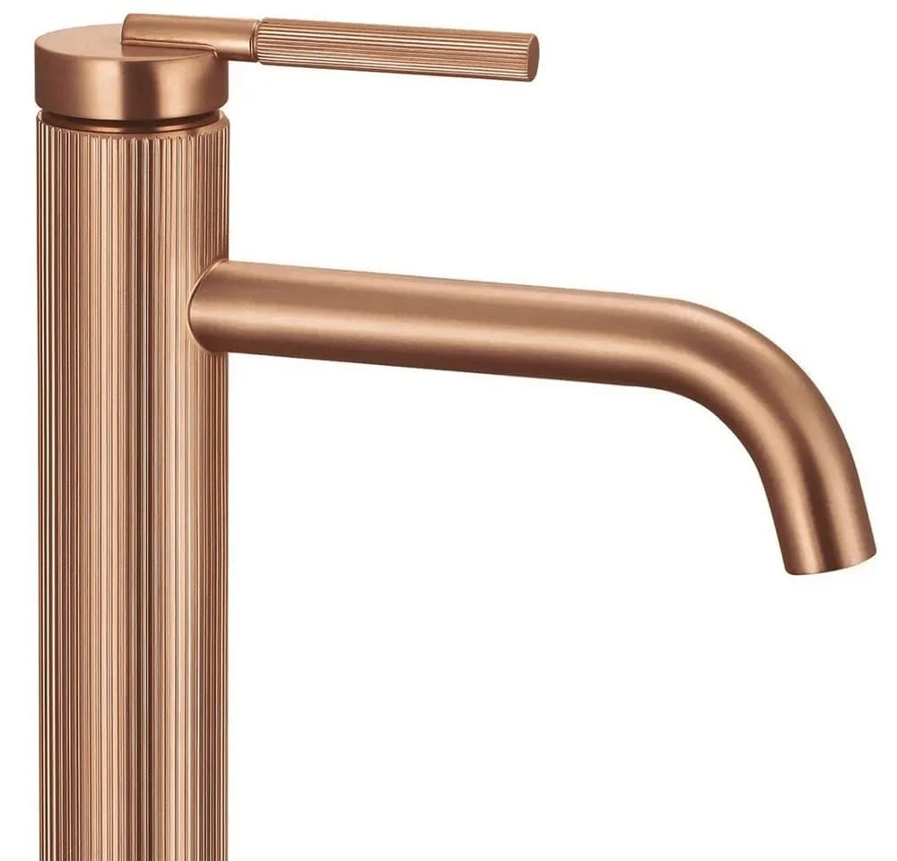wohnwerk.idee Badarmatur Waschbeckenarmatur Wasserhahn Argon Gold Matt - Bild 3