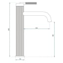 wohnwerk.idee Badarmatur Waschbeckenarmatur Wasserhahn Argon Gold Matt Bild 4