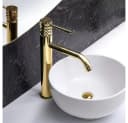 wohnwerk.idee Waschtischarmatur Gold Diamant-Design Bild 1