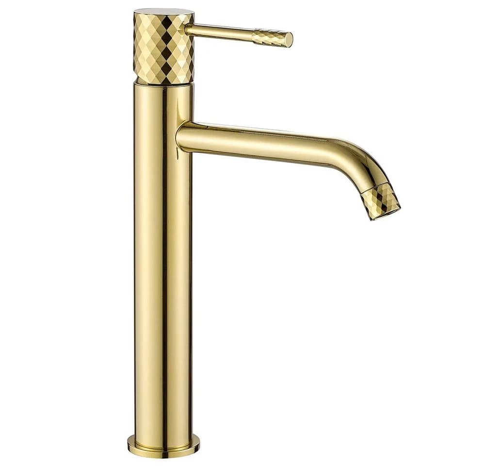 wohnwerk.idee Waschtischarmatur Gold Diamant-Design - Bild 2