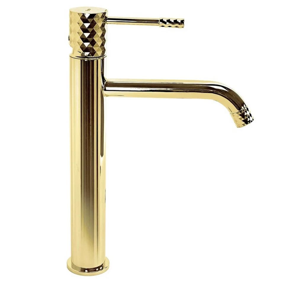 wohnwerk.idee Waschtischarmatur Gold Diamant-Design - Bild 3