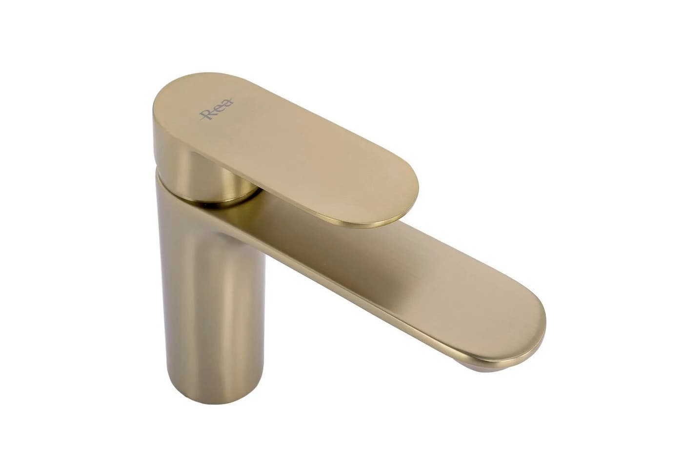 wohnwerk.idee Aufsatzwaschbecken-Armatur Gold Matt Einhebelmischer Messing - Bild 4