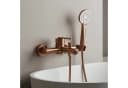 wohnwerk.idee Wannenarmatur Ontario Einhebelmischer mit Handbrause Gold Matt Bild 1