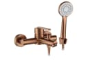 wohnwerk.idee Wannenarmatur Ontario Einhebelmischer mit Handbrause Gold Matt Bild 2