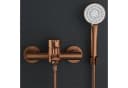 wohnwerk.idee Wannenarmatur Ontario Einhebelmischer mit Handbrause Gold Matt Bild 4