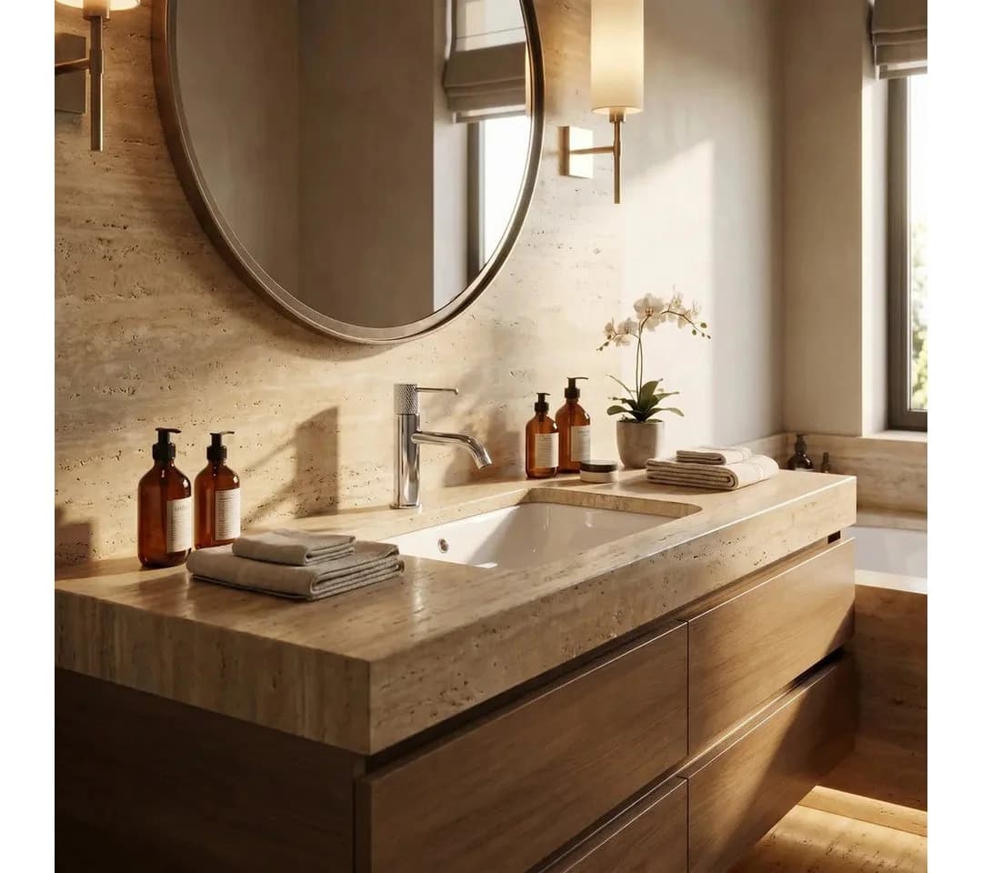 wohnwerk.idee Badarmatur Hoch/Niedrig Gold Chrom Kupfer Matt - Bild 5