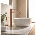 wohnwerk.idee Badarmatur Gold Matt, Kupfer Matt, Chrom Matt, Titan, Schwarz Bild 5