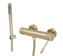wohnwerk.idee Duscharmatur mit Handbrause Gold Chrom Matt Mischbatterie Bild 2