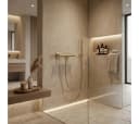 wohnwerk.idee Duscharmatur mit Handbrause Gold Chrom Matt Mischbatterie Bild 5