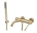 wohnwerk.idee Wannenarmatur mit Handbrause Gold Chrom Bild 2