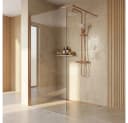 wohnwerk.idee Duschsystem Regendusche Aufputz mit Handbrause Schwarz Bild 1