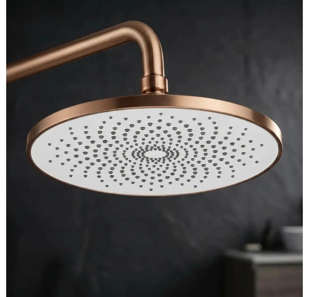 wohnwerk.idee Duschsystem Regendusche Aufputz mit Handbrause Schwarz - Bild 5