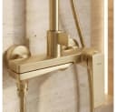 wohnwerk.idee Duschsystem Regendusche Set Gold Matt Chrom Bild 5