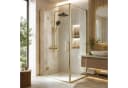 wohnwerk.idee Duschsystem Duschgarnitur Gold mit Regendusche Bild 1