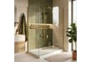 wohnwerk.idee Duschsystem Duschgarnitur Gold mit Regendusche Bild 3