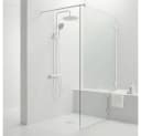 wohnwerk.idee Duschsystem Regendusche mit Thermostat & Handbrause Weiß Bild 1