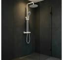 wohnwerk.idee Duschsystem Regendusche mit Thermostat & Handbrause Weiß Bild 4