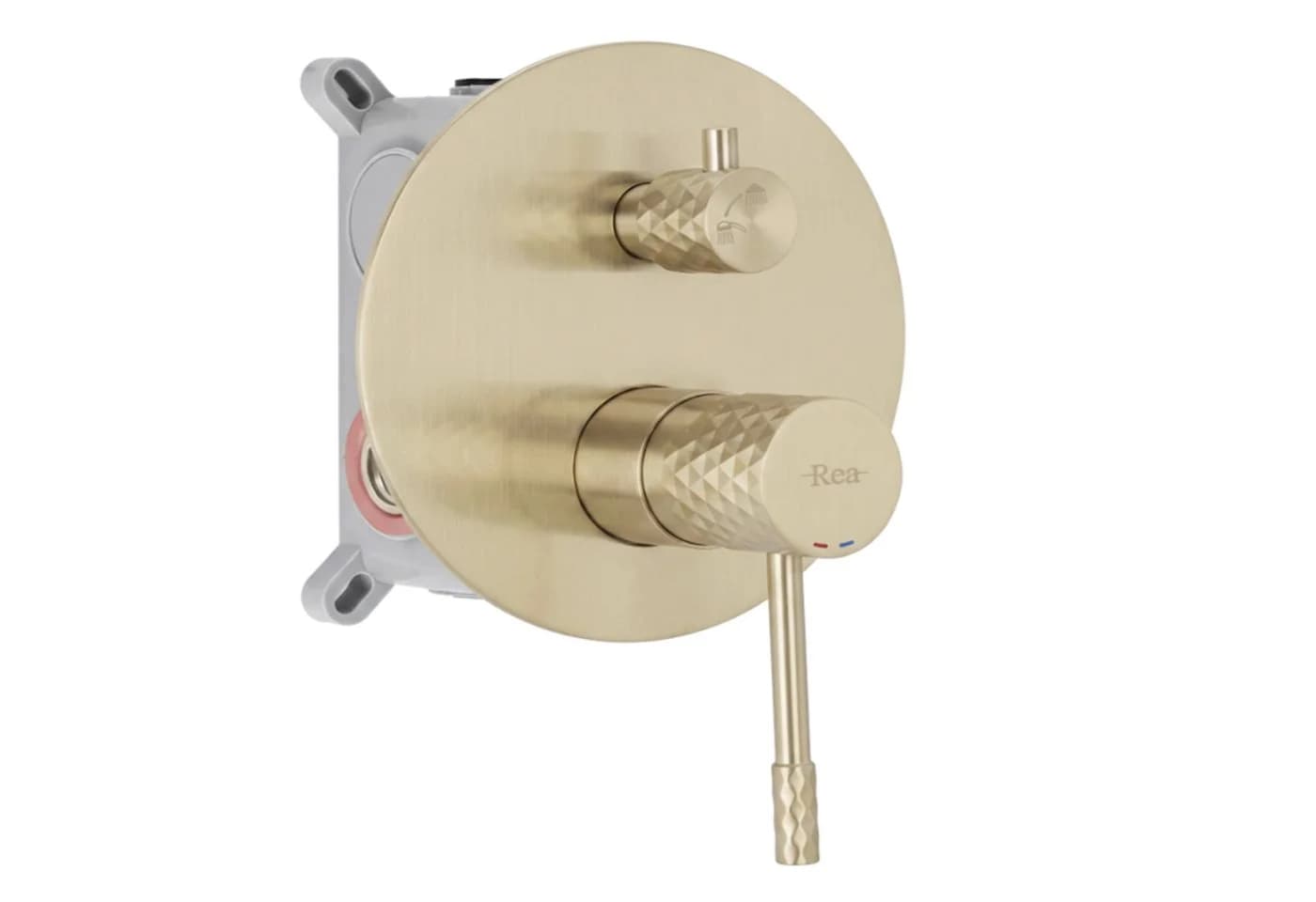 wohnwerk.idee Duschsystem Unterputz Duschset Diamond Regendusche Gold Matt - Bild 4