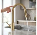 wohnwerk.idee Küchenarmatur ausziehbar mit Touch-Funktion Gold Matt Bild 4