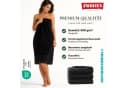 Zwoltex Handtuch Set 3-tlg. Oscar Schwarz 100% Baumwolle Bild 1