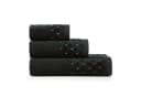 Zwoltex Handtuch Set 3-tlg. Oscar Schwarz 100% Baumwolle Bild 2