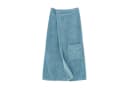 Zwoltex Saunatuch Druckknopf Saunakilt Pareo Damen Blau Baumwolle Bild 2