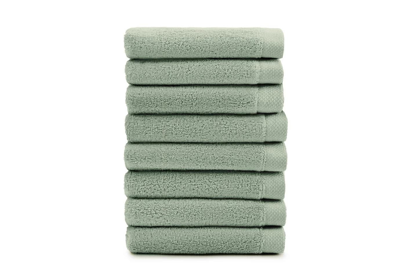 Zwoltex Handtuch Set AURA 500 g/m² Floral Grün - Bild 2
