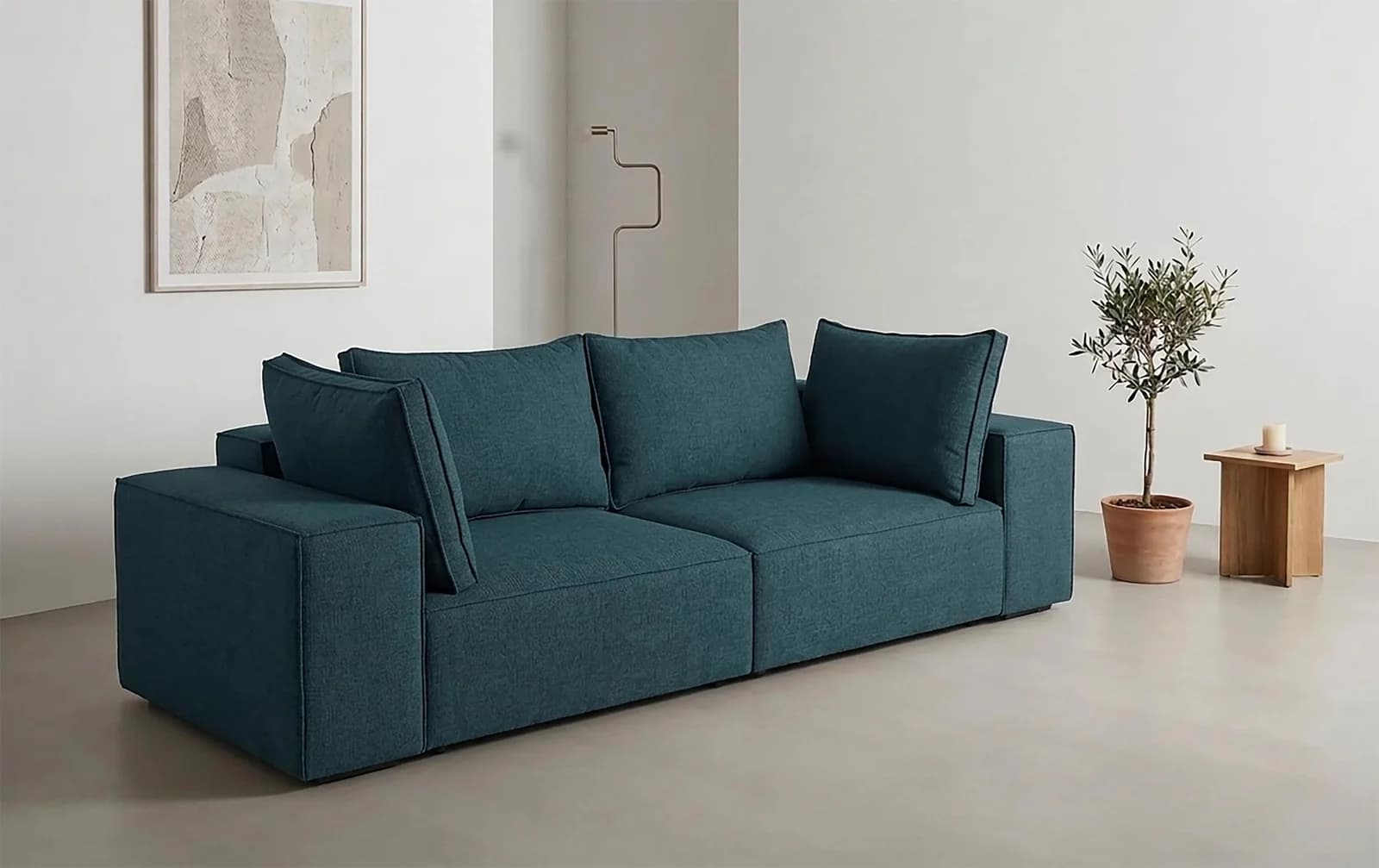 TRENDS BY HG Big-Sofa CONOR mit Schlaffunktion & Bettkasten