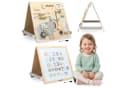 Mamabrum Lernboard 2in1 Magnettafel & Busy Board Holz für Kinder ab 2 Jahren Bild 2