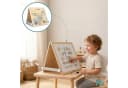 Mamabrum Lernboard 2in1 Magnettafel & Busy Board Holz für Kinder ab 2 Jahren Bild 3
