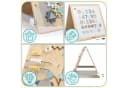 Mamabrum Lernboard 2in1 Magnettafel & Busy Board Holz für Kinder ab 2 Jahren Bild 4