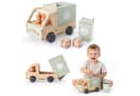 Mamabrum Müllauto Holz Recycling LKW mit Zubehör Kinder Bild 2