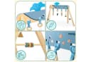 Mamabrum Baby Gym Holz Spielbogen Ozean Montessori mit Anhängern Bild 4