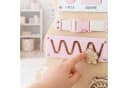 Mamabrum Montessori Motorikbrett Teddy Rosa aus Holz Bild 5