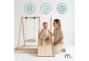 Mamabrum Indoor Spielplatz Holz mit Rutsche, Schaukel & Kletterwand Bild 1