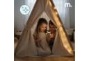 Mamabrum Tipi Zelt für Kinder mit Kiefernholzgestell und Zubehör Bild 5