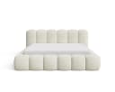 Chilly Möbel Polsterbett Bouclé Beige mit Bettkasten und Lattenrost Bild 5