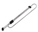 livingpoint24 Ausziehbare Kleiderstange Metall Chrom Schwarz Bild 2
