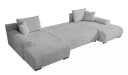 storez24 Ecksofa Ellen U mit Bettkasten und Schlaffunktion, Cordstoff, U-Form, bequem Bild 4