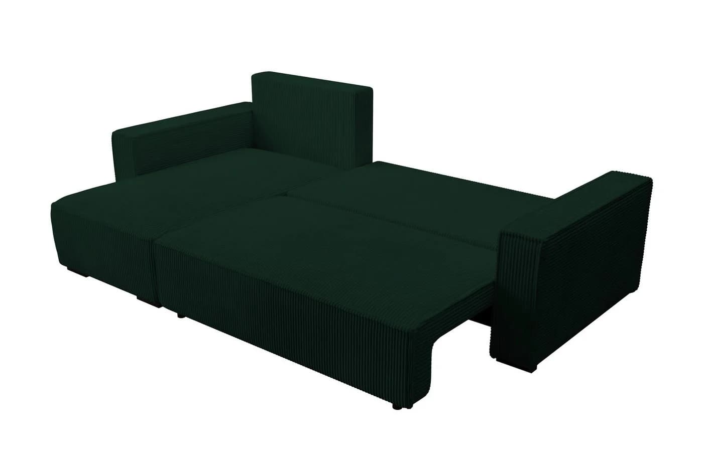 storez24 Ecksofa Letto mit Bettkasten und Schlaffunktion, Cordstoff, L-Form, bequem - Bild 5