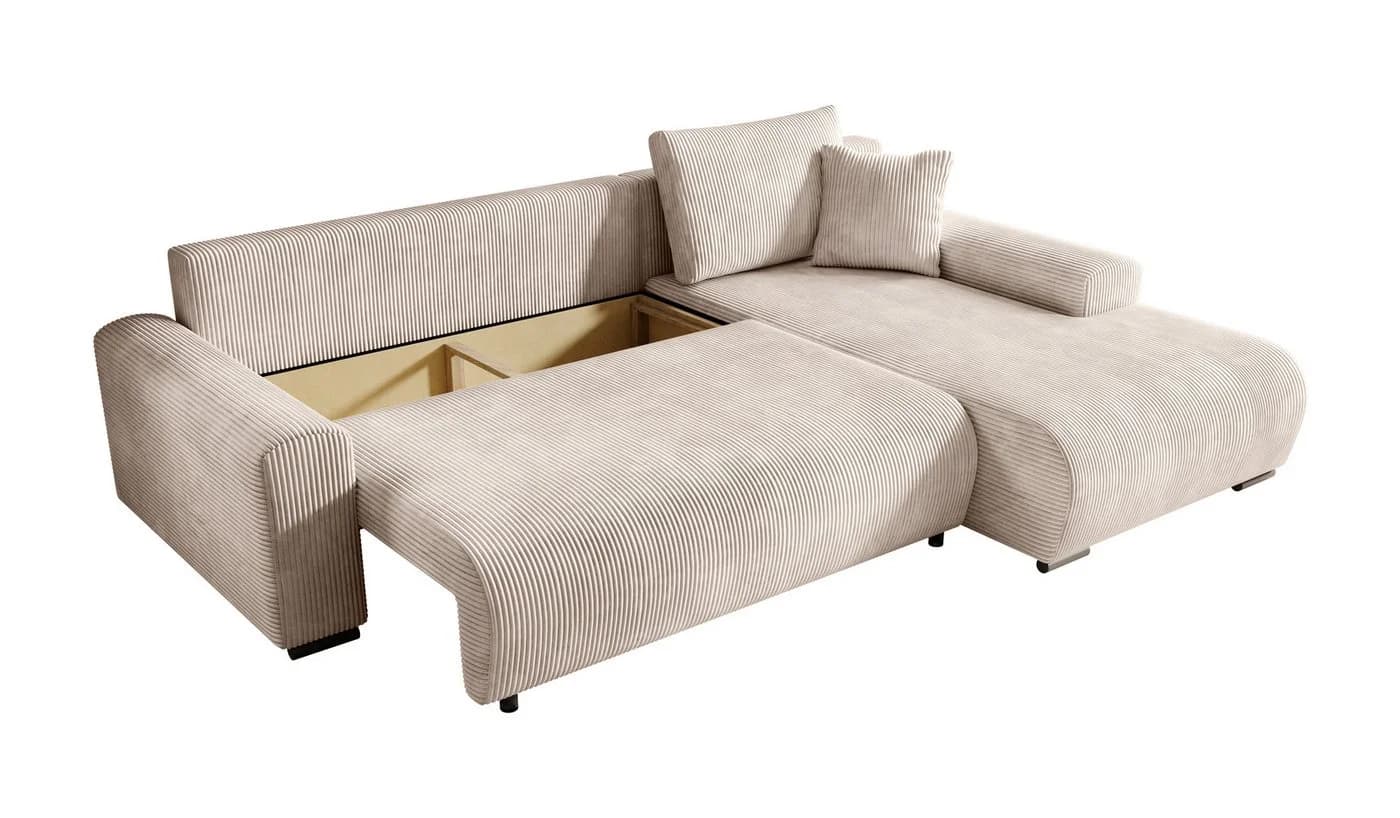 storez24 Ecksofa Soffe L-Form mit Bettkasten und Schlaffunktion - Bild 4